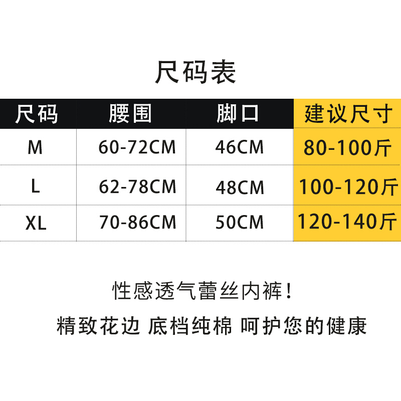 内裤蕾丝低腰夏裆辣可纱镂空诱惑无痕裤_3