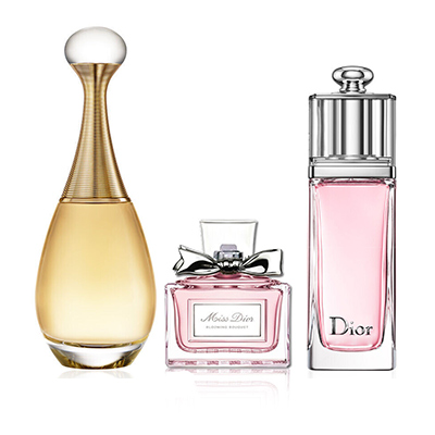 Dior迪奥女士香水Q版三件套礼盒(真我+甜心+魅惑)每瓶5ml小样 淡香
