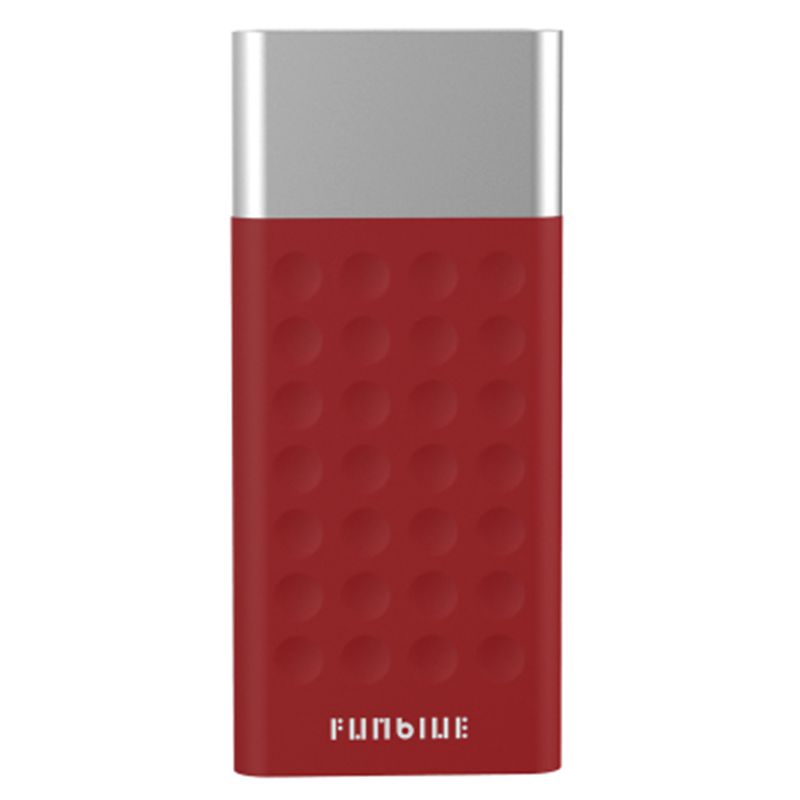 Funblue PB613范部落9000毫安超薄吸盘移动电源便携快充手机通用充电宝 红色