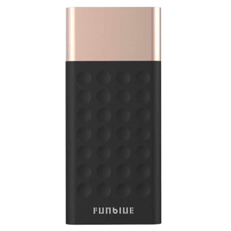 Funblue PB613范部落9000毫安超薄吸盘移动电源便携快充手机通用充电宝 黑色