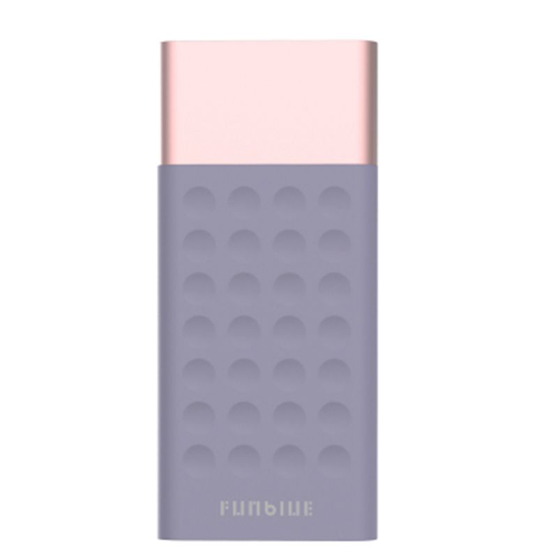 Funblue PB613范部落9000毫安超薄吸盘移动电源便携快充手机通用充电宝 紫色