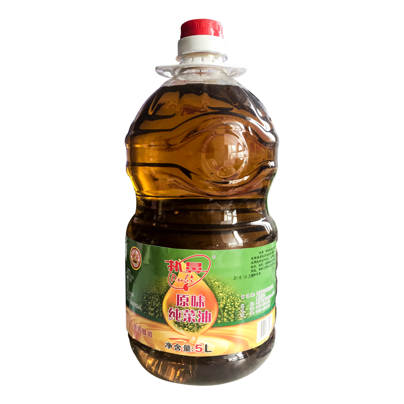 扑鼻 黄色菜籽油炒菜油5L