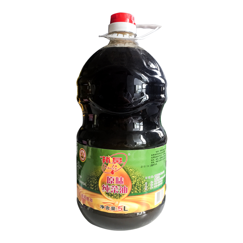 扑鼻 黑色菜籽油炒菜油5L