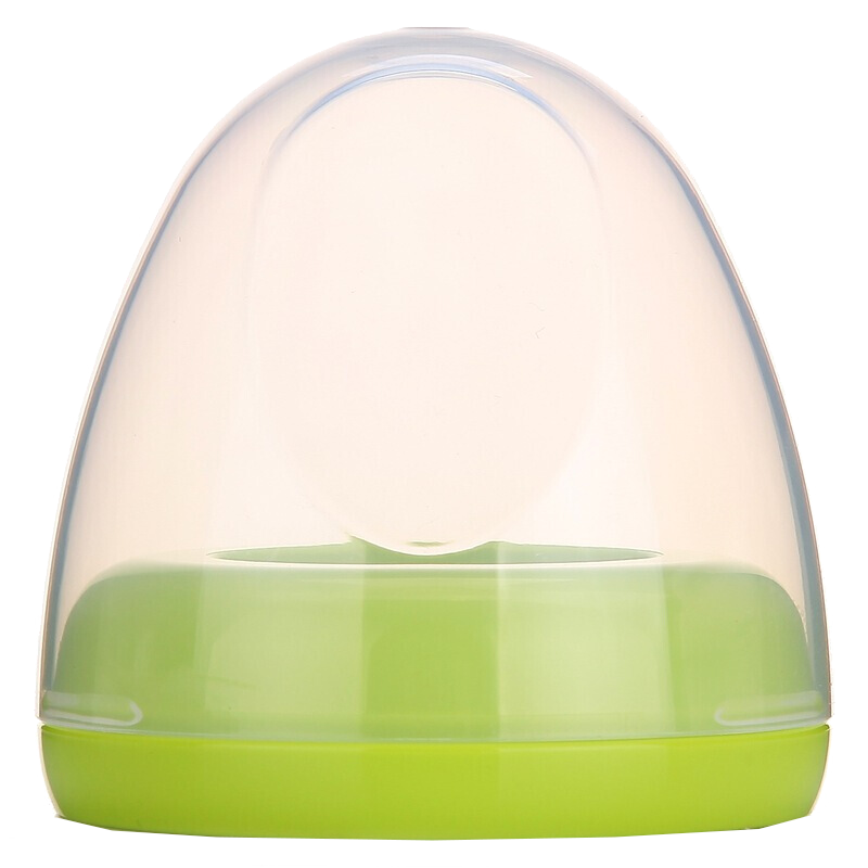 适配贝亲(Pigeon)宽口径奶瓶配件盖帽组旋转瓶盖奶瓶帽盖宝宝用品单个装BA61绿色PP