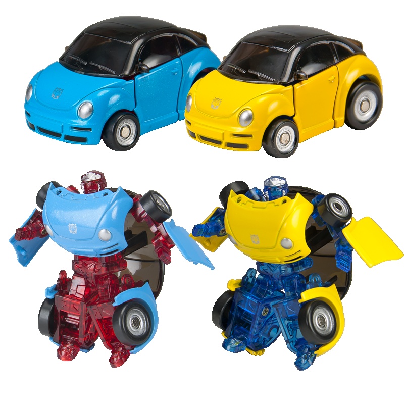 第1印象超合金变形车仿真迷你变形车模型儿童玩具车变形金刚机器人小汽车汽车人男孩礼物[迷你系列(41-48)随机发货]
