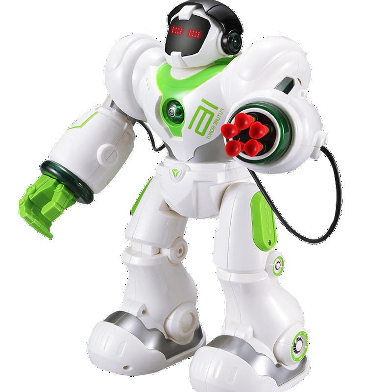 儿童玩具第1印象盈佳新威尔充电智能遥控电动机器人玩具发射飞弹唱歌