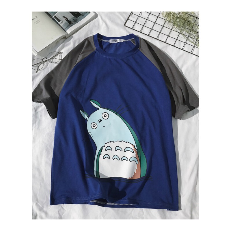 2018新款潮流短袖T恤男生港风宽松韩版潮牌学生情侣装体恤