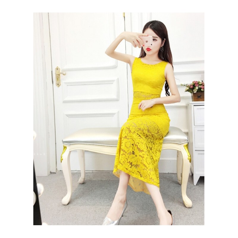 夜场性感夜店女装夏2018名媛气质长款连衣裙修身显瘦打底裙子