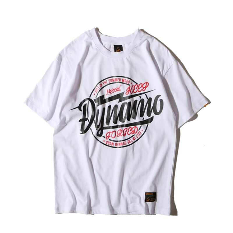 情侣装夏装半袖女T恤上衣2018新款韩版潮牌宽松学生印花短袖体恤