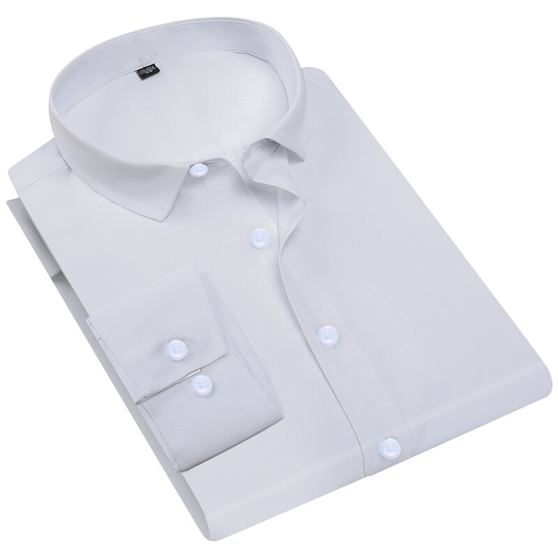 2018新款别克4S店销售男长袖衬衫别克工作服白色短袖衬衣男工装