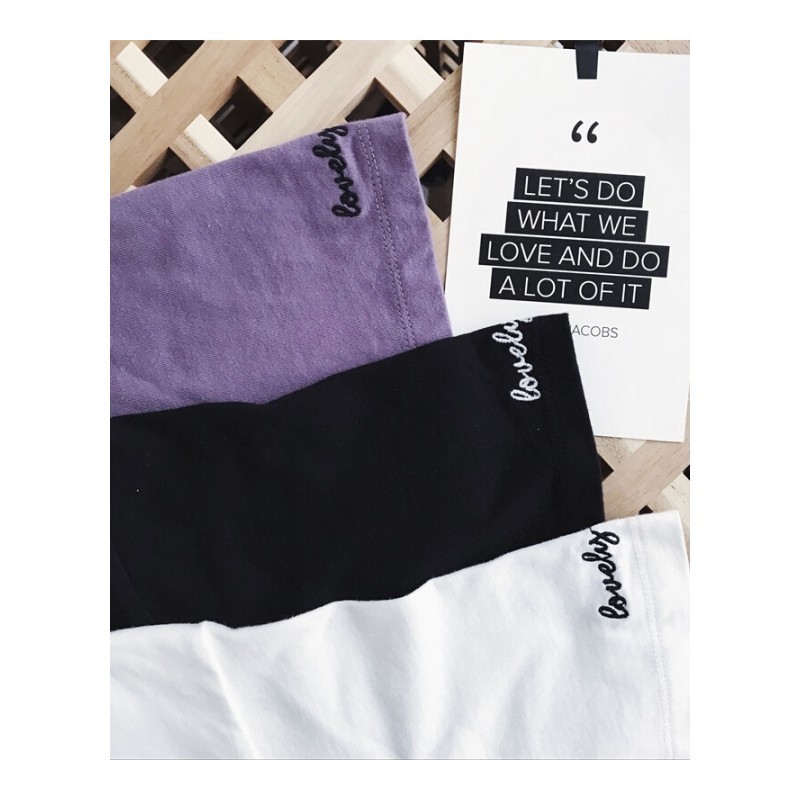 BF男友风2018夏装新款韩版卡通印花短袖T恤女学生宽松休闲半袖衫