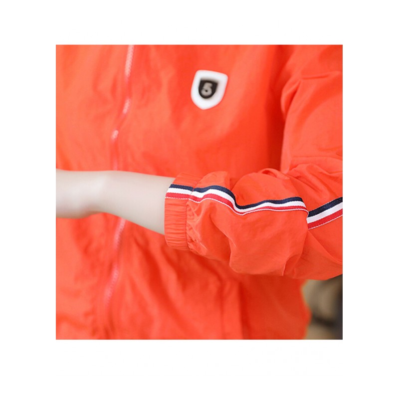 2018春装新款韩版宽松连帽棒球服女夏季防晒衣薄款运动上衣短外套