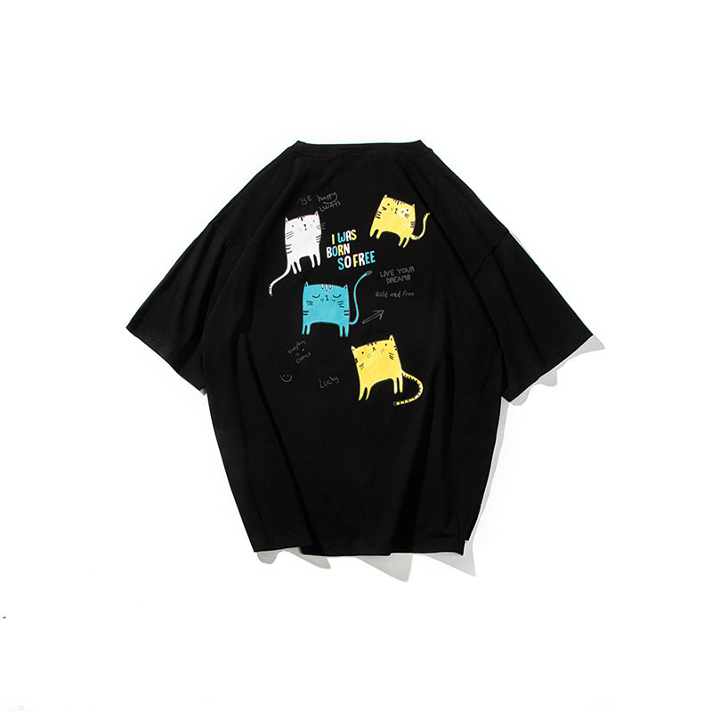 情侣装夏装2018新款ins超火的短袖T恤男女蜜月韩范休闲百搭半袖衫