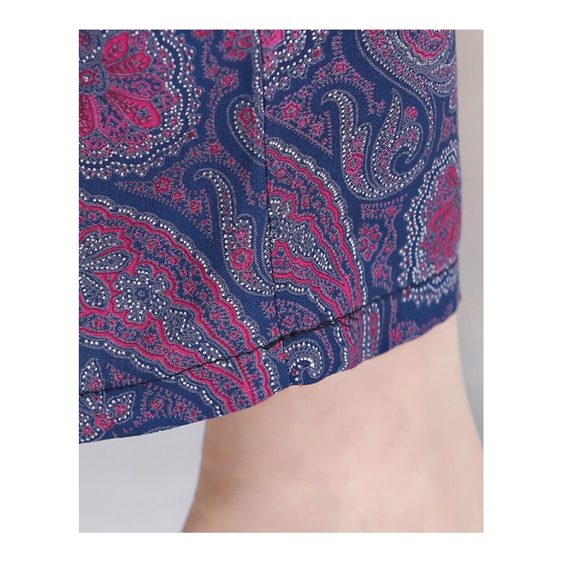 奶奶秋装60-70岁80中老年女装两件套长袖老人衣服夏季棉