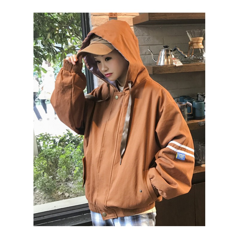 ins超火的外套女港风帅气2018春秋新款学生bf原宿风宽松百搭上衣