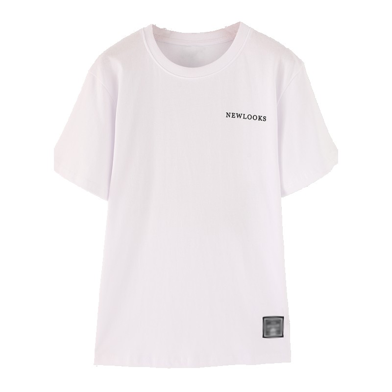 白色下衣失踪T恤女中长款宽松个性潮人ins超火的短袖hiphop上衣夏