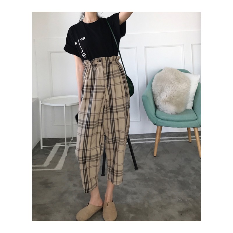 俏皮chic小心机港味复古bf晚晚风两件套学生网红阔腿裤套装女夏潮