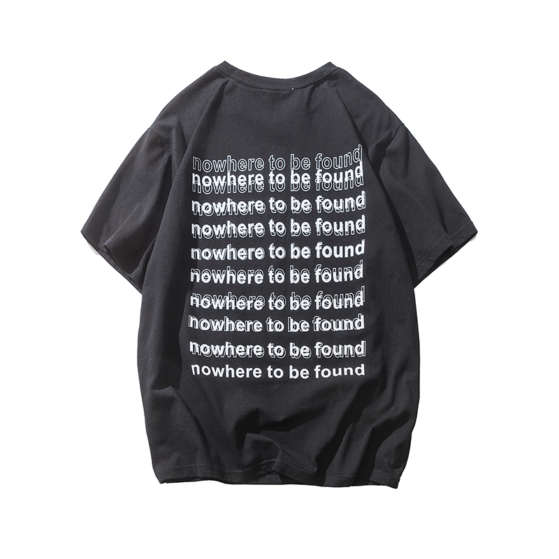 夏季港仔文艺风潮流男士韩版宽松个性休闲学生INS字母印花短袖T恤