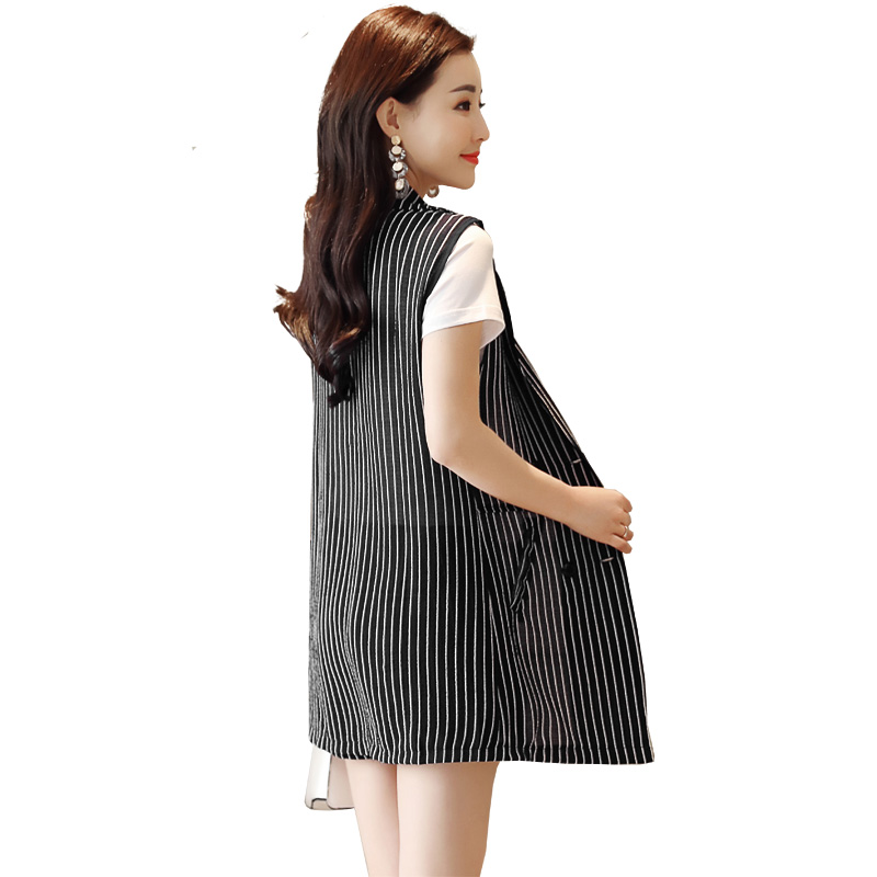 新潮韩版套装/套裙2018年夏季修身显瘦百搭气质流行优雅舒适条纹