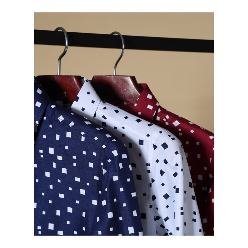 2018夏季新款韩版男士青年薄款衬衫修身长袖免烫纯色衬衣大码上衣