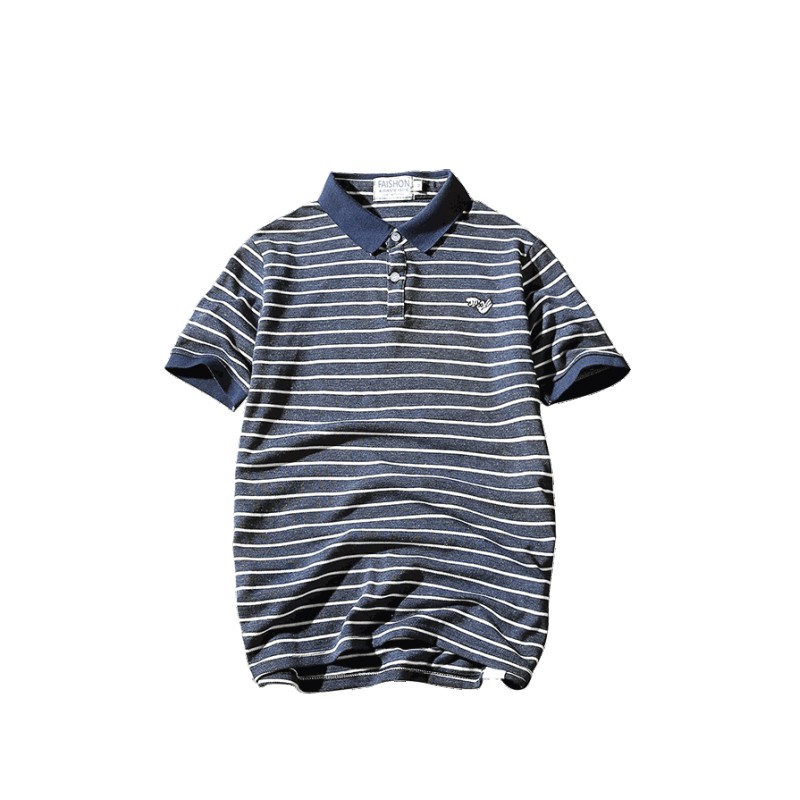 时尚潮港风夏装新款T恤休闲潮流男圆领修身青春夏季2018新款学生