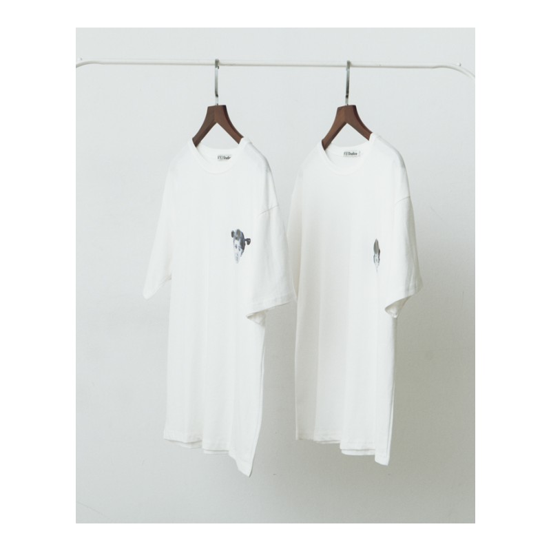 2018新款夏款港风文艺圆领宽松短袖男女学生情侣白色休闲流行T恤