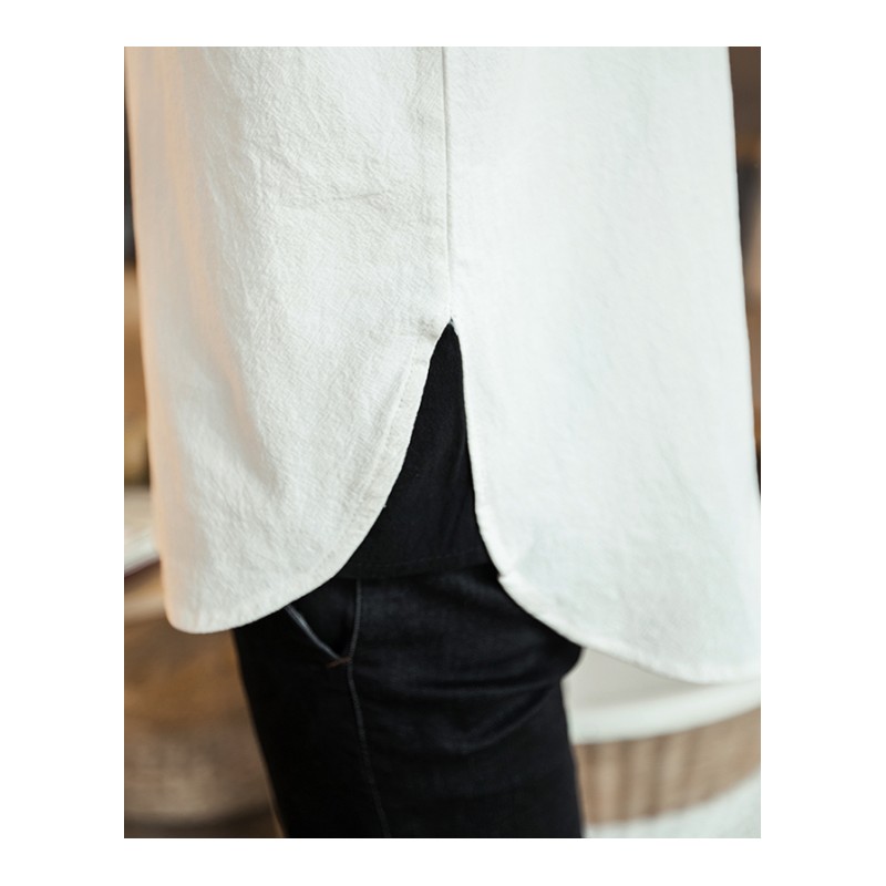 中国风文字印花短袖男舒适大码宽松圆领拼接T恤夏款青年时尚半袖