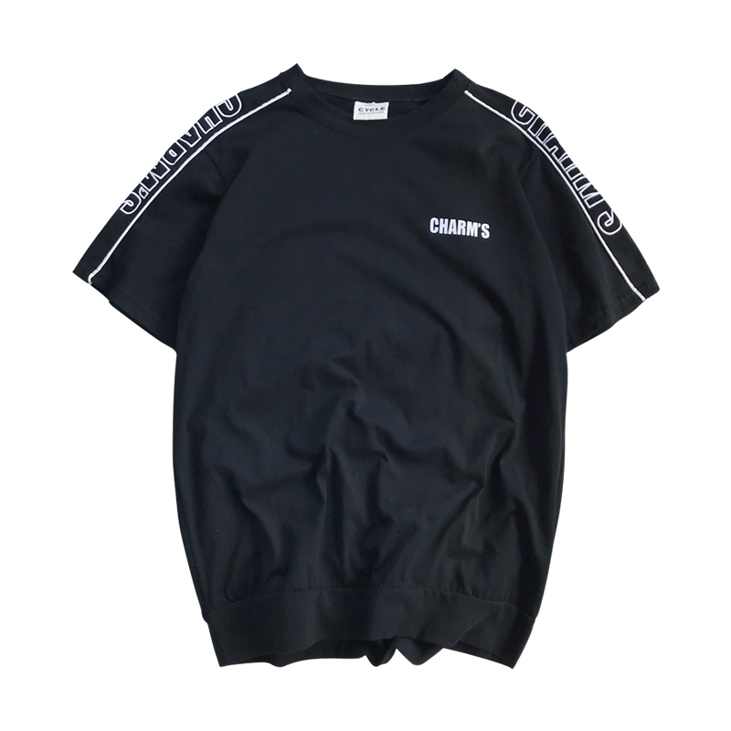 短袖T恤夏款男士韩版潮情侣学生宽松上衣半袖白色文艺衣服港风