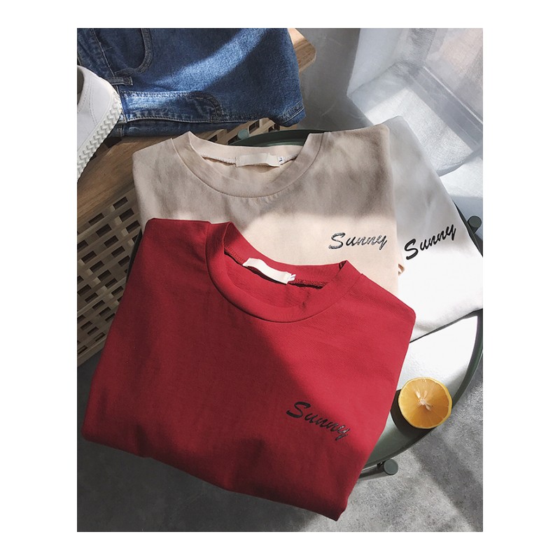 夏款新款2018港风白色短袖T恤男士韩版时尚半袖体恤学生夏装男装