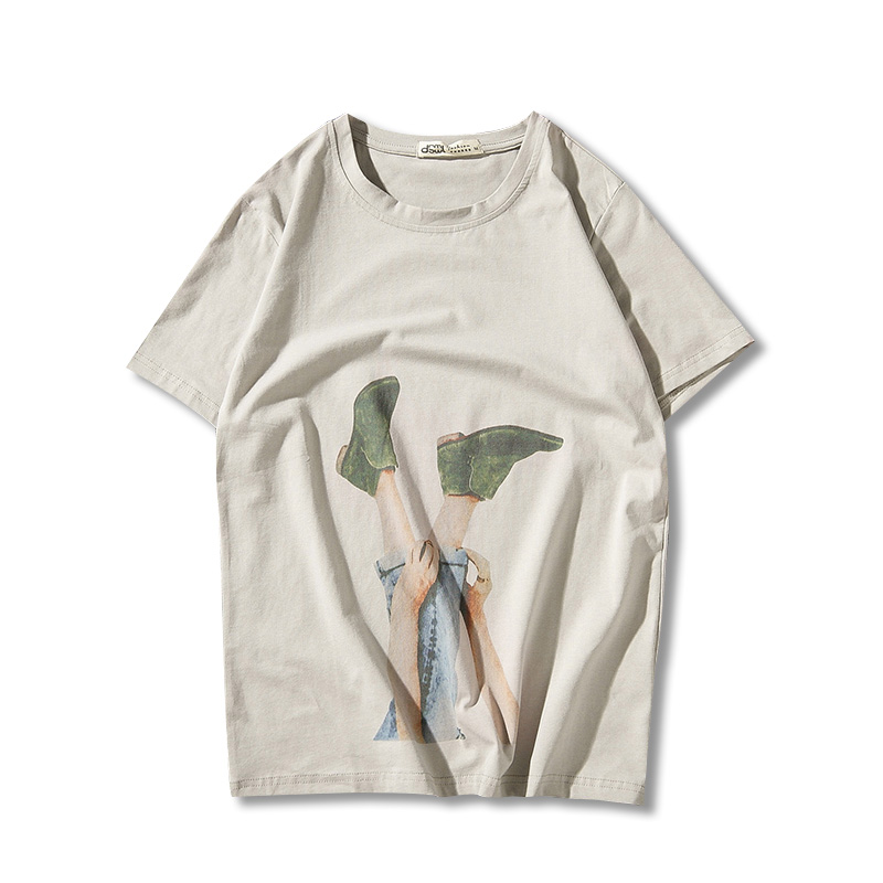 2018夏装日系短袖T恤男潮牌时尚青年半袖韩版宽松男生体恤衫衣服