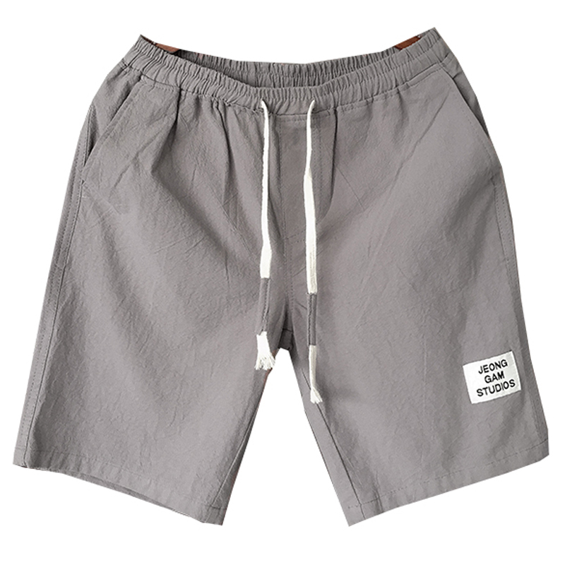 个性潮男男士夏款韩版时尚休闲裤宽松百搭小清新沙滩裤情侣短裤子