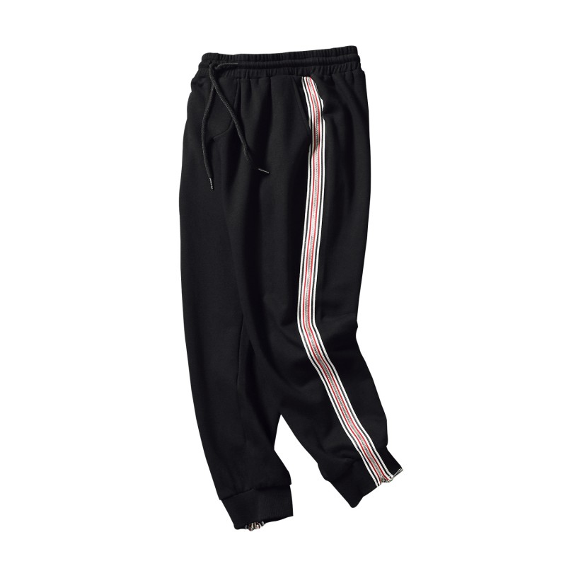 夏款新款韩版运动裤男宽松休闲裤收口小脚九分裤束脚青少年潮裤子