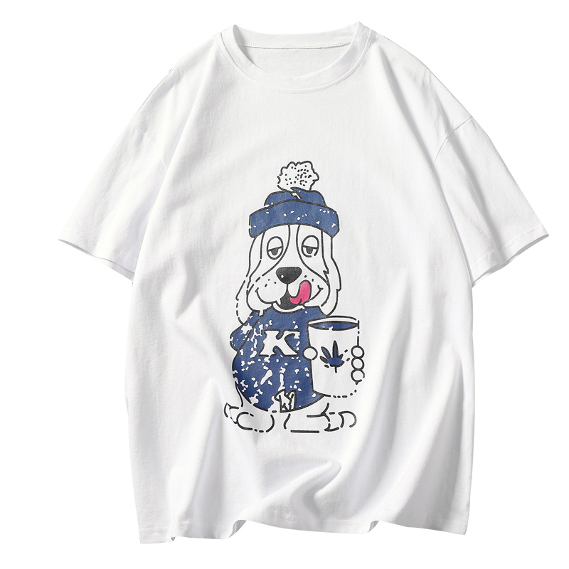 2018夏款新款短袖T恤男士大码韩版宽松半袖气质学生百搭胖子男装