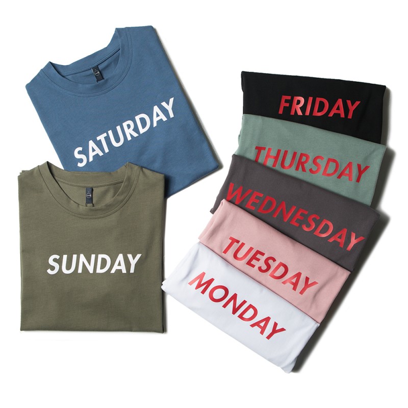 2018夏装年轻圆领套头短袖T恤男年字母印花男士体恤宽松上衣大码