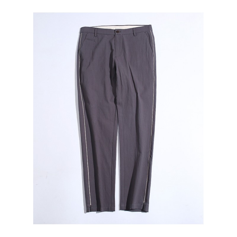 春夏裤子韩版九分裤男士修身直筒休闲裤男夏帅气小脚百搭9分男裤