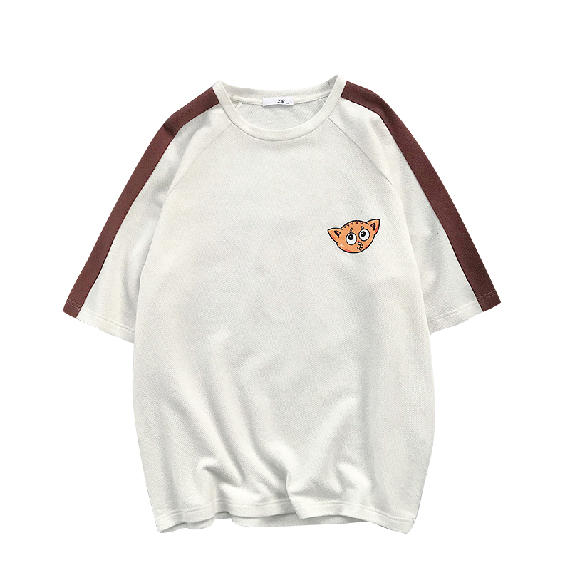 情侣装短袖T恤女原宿bf风宽松韩版2018夏款年轻潮半袖青年潮百搭