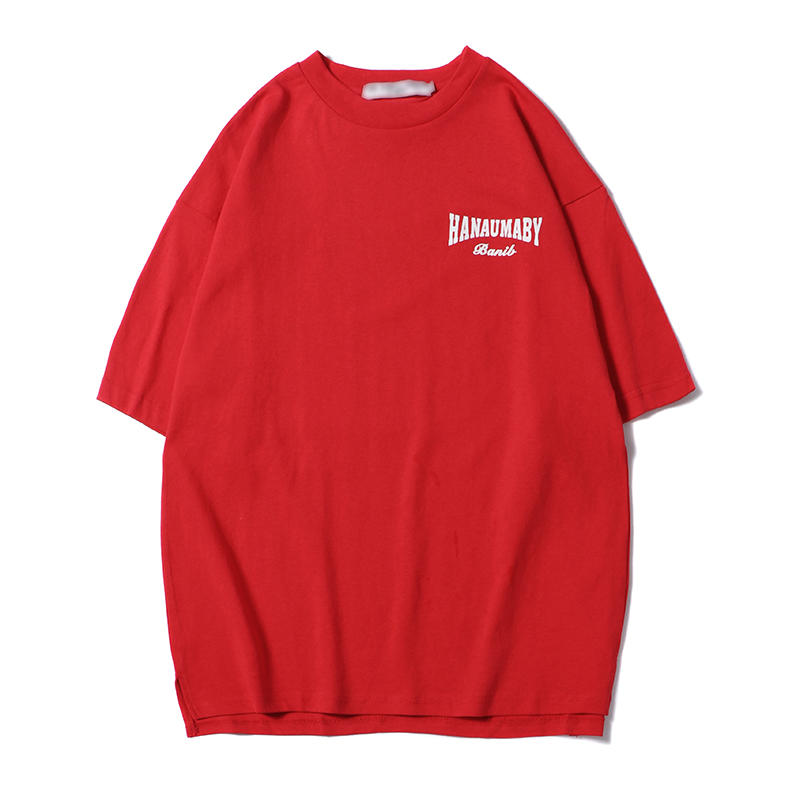 2018夏款年轻港风男士字母印花短袖T恤衫男韩版帅气帅气半袖上衣