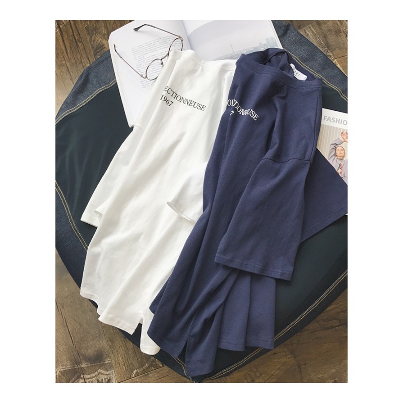 学生2018夏季年轻潮男士字母印花体恤半袖圆领打底衫休闲短袖T恤