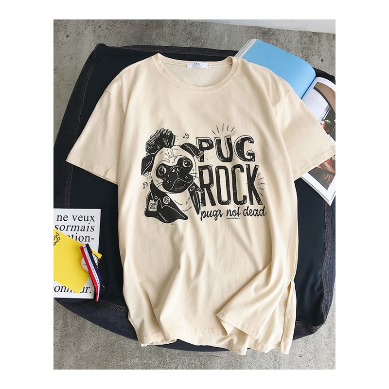 2018夏季年轻帅气休闲潮人三色帅气短袖青少年印花创意T恤