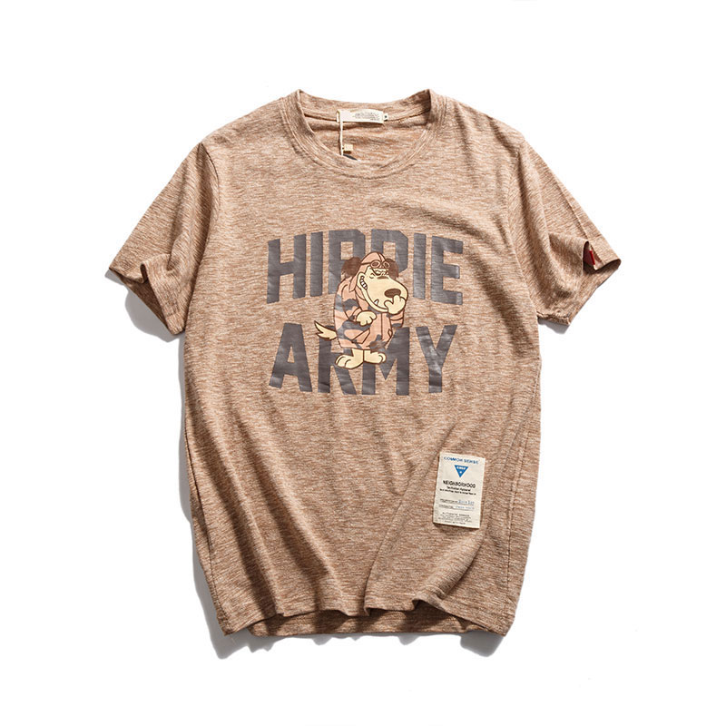 夏季年轻2018港仔男士百搭半袖韩版帅气情侣卡通印花个性短袖T恤