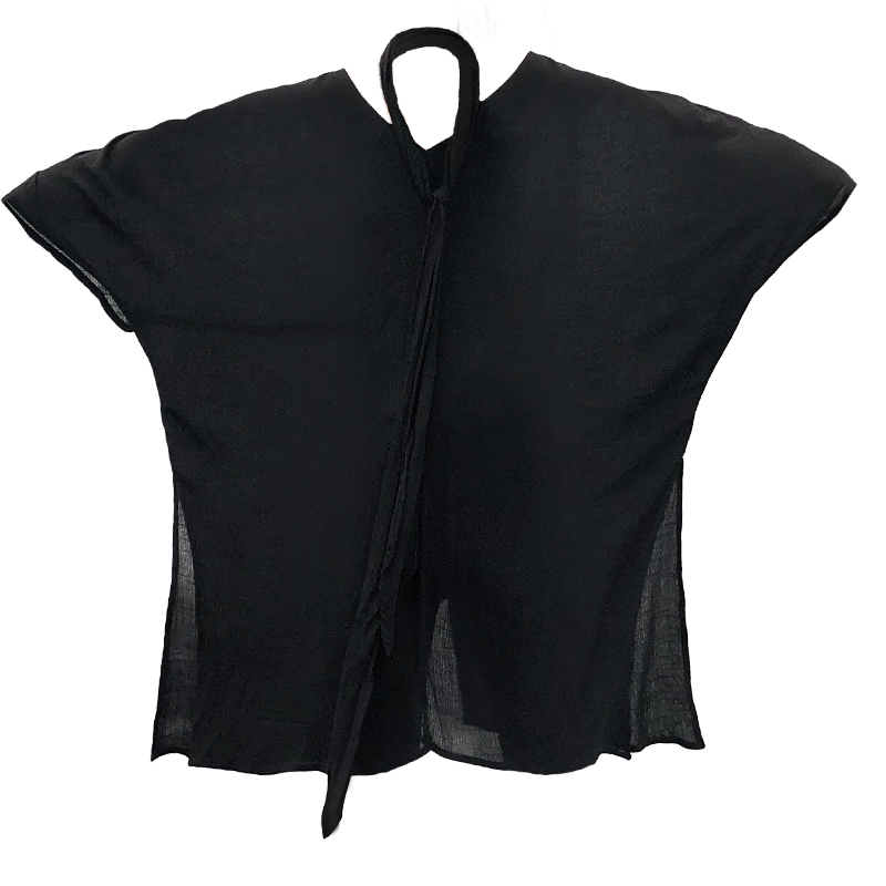 男韩国风宽松七分袖V领中长款T恤个性青少年暗黑国潮美师休闲装