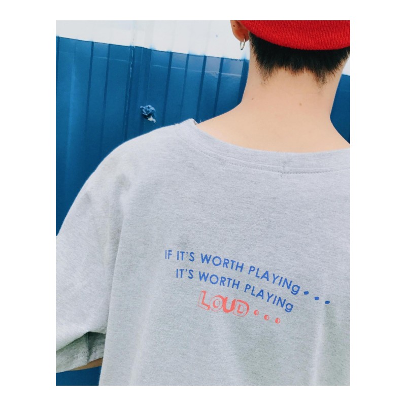 情侣装夏装短袖T恤2018新款韩版学生百搭宽松港风T恤情侣男女个性