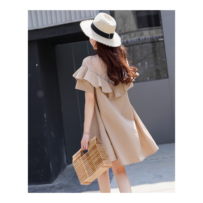 女士春夏装新品韩版女装时尚洋气连衣裙矮个子心机显瘦时髦套装潮