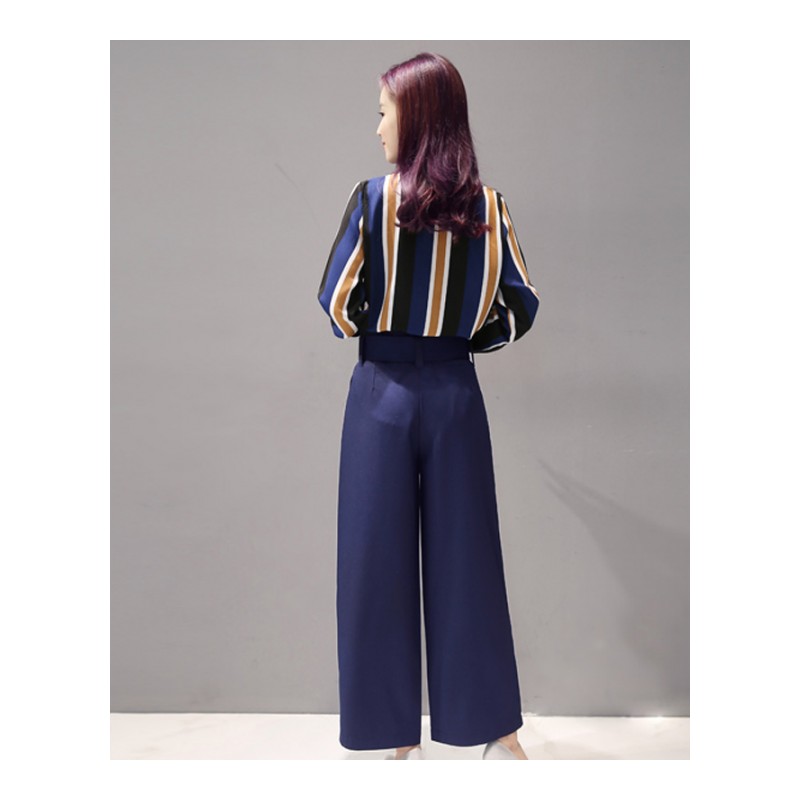 韩版阔腿裤春夏女士新品女装名媛时髦套装坊年轻港味时尚两件套潮