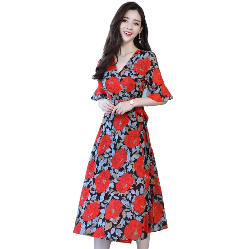 bf风裙子女夏原宿风新品 学生学院风年轻韩版甜美显瘦的连衣裙