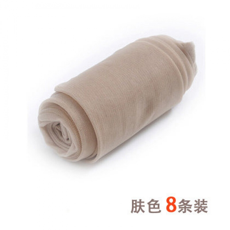 AL8条装夏季黑丝袜薄款连裤袜春夏薄款15D长丝袜性感美腿女肤色8条装均码8条装