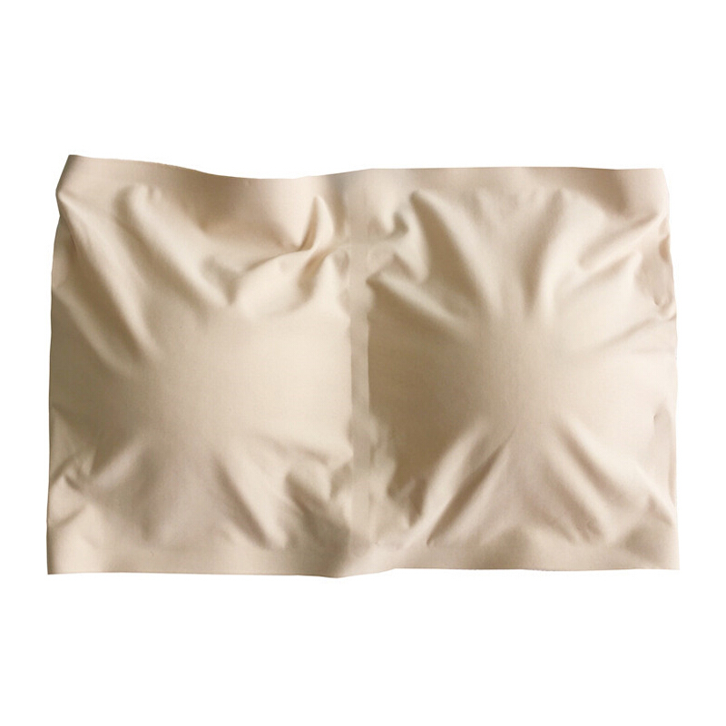 韩版春季新款女装简约百搭纯色打底聚拢文胸学生少女抹胸裹胸内衣白色均码