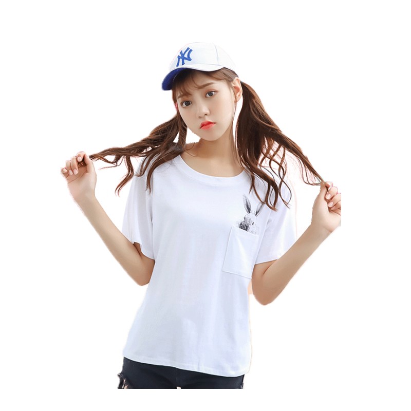 女 40一50岁打底衫蹦迪衣嘻哈快手尹淑怡同款何以沫 宽松25-29T恤