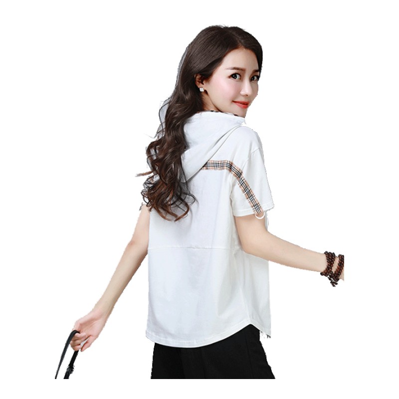 女2018新款 同色系情侣装30-35岁夏装夏季衣服yy少女四四同款T恤