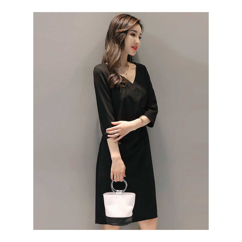 2018新款女装今年流行的春装小心机套装上班族时尚25-30岁连衣裙